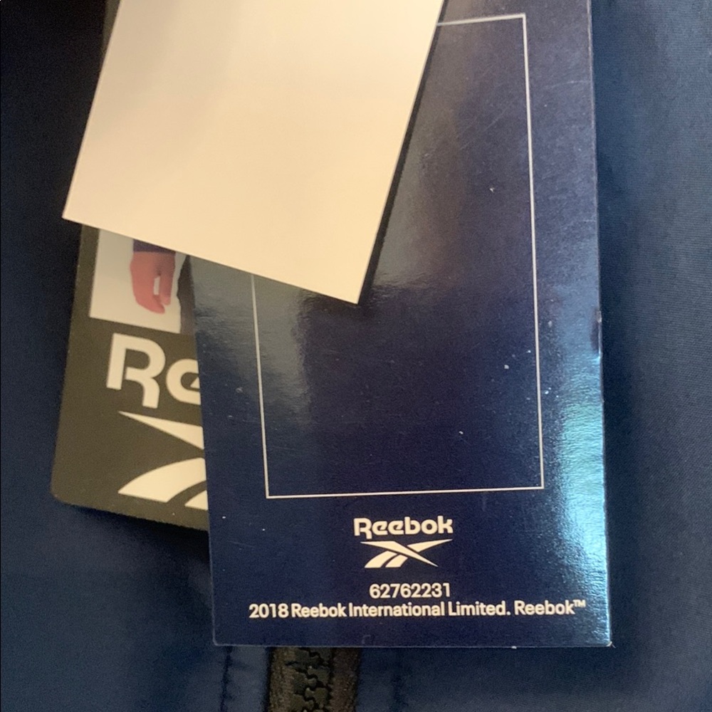 Reebok Men's Navy Jacket XL with Hood - Picture 7 of 11